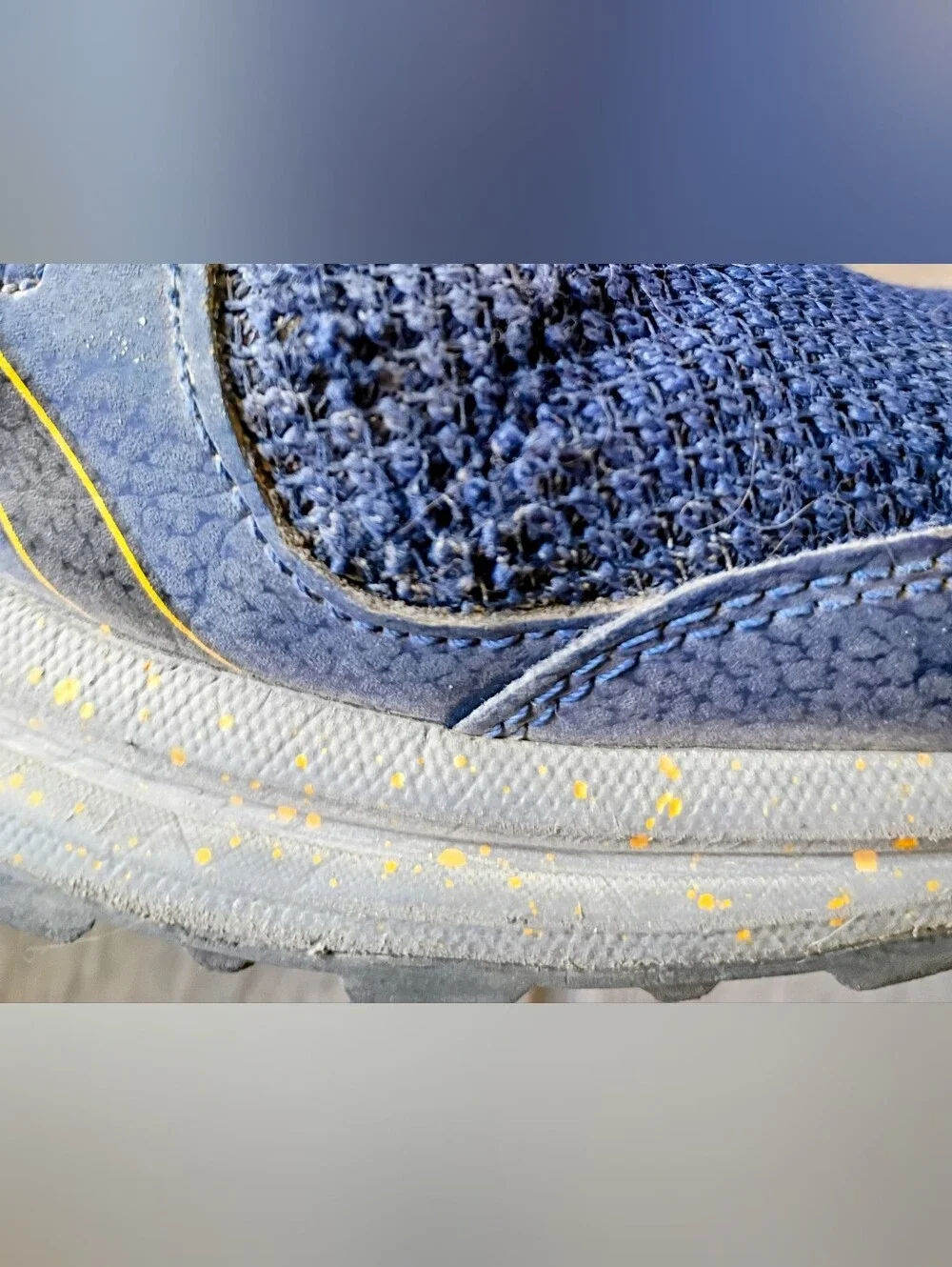 ASICS Men’s Blue and Yellow Running Shoes